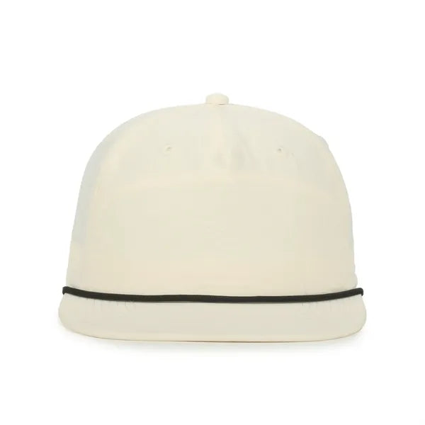 5 Panel High Crown w/Cord