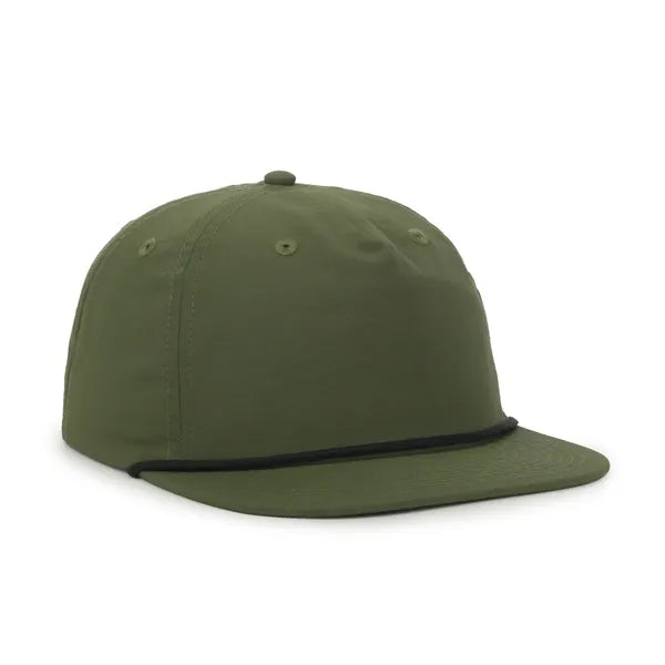 5 Panel High Crown w/Cord