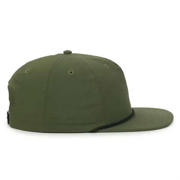 5 Panel High Crown w/Cord