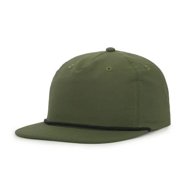 5 Panel High Crown w/Cord