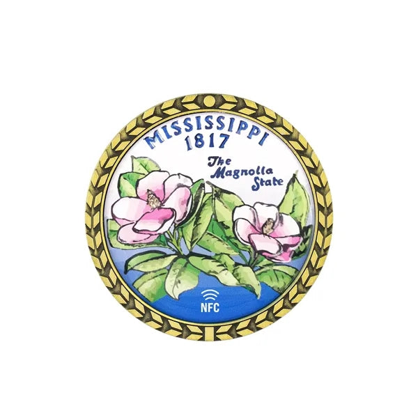 NFC Challenge Coin w/ Wreath Border (1.75")