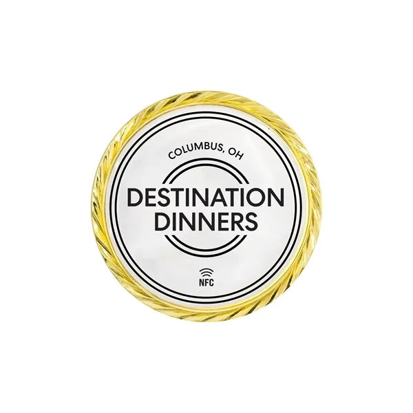 NFC Challenge Coin w/ Oblique Border (1.75")