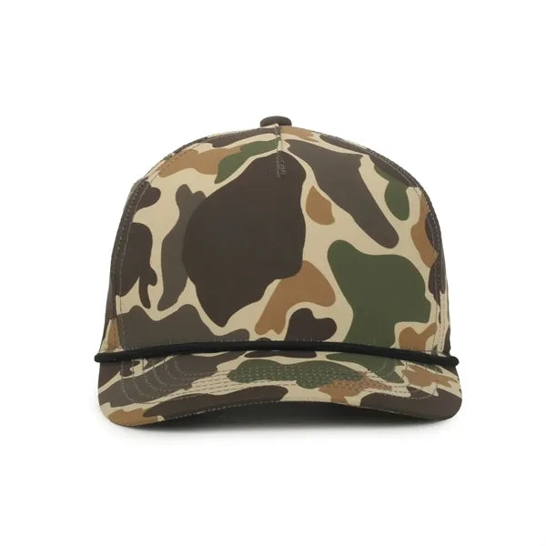 5 Panel Cap With Slight Pre-Curved Visor