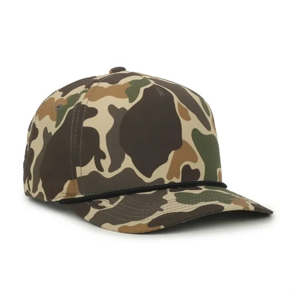 5 Panel Cap With Slight Pre-Curved Visor