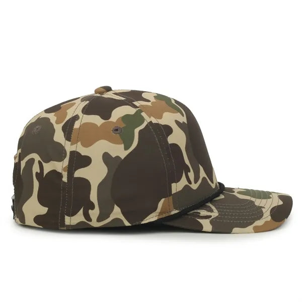 5 Panel Cap With Slight Pre-Curved Visor