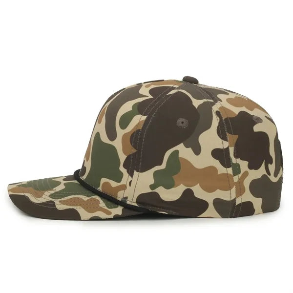 5 Panel Cap With Slight Pre-Curved Visor