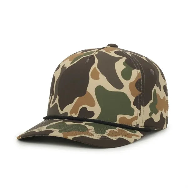 5 Panel Cap With Slight Pre-Curved Visor