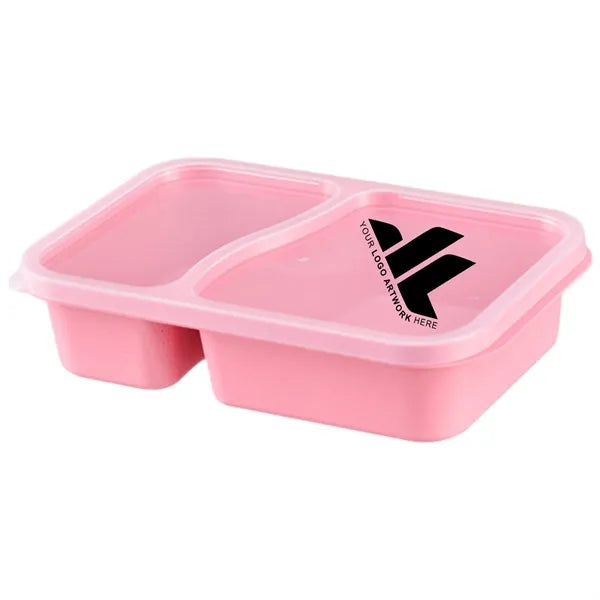 2-compartment lunch box/bento box