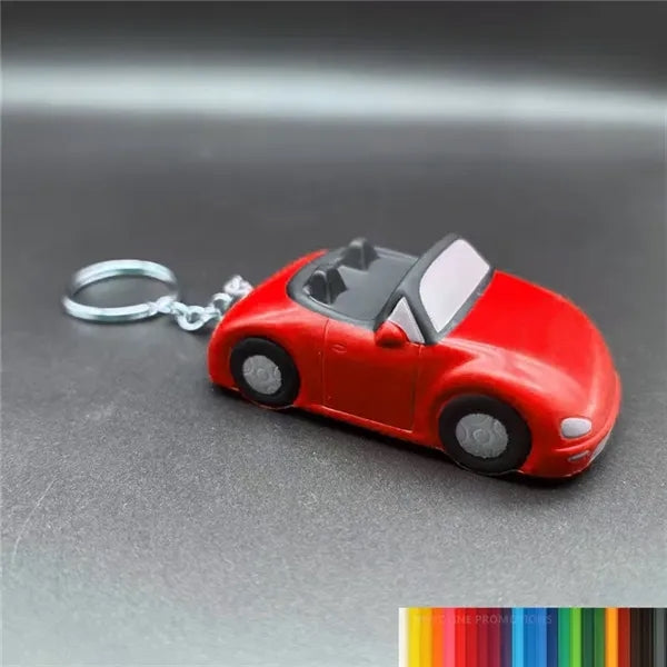 Convertible Car Shaped Stress Reliever with Keychain