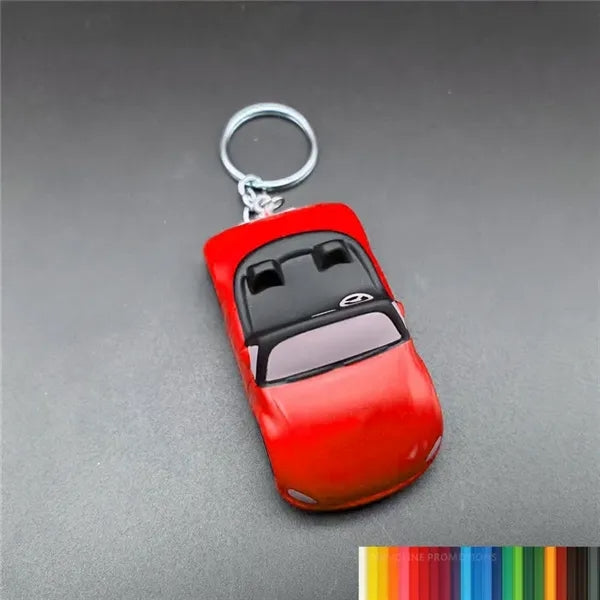 Convertible Car Shaped Stress Reliever with Keychain