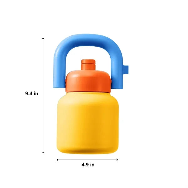 Leak-Proof Vacuum-Insulated Adorable Bottle with Handle
