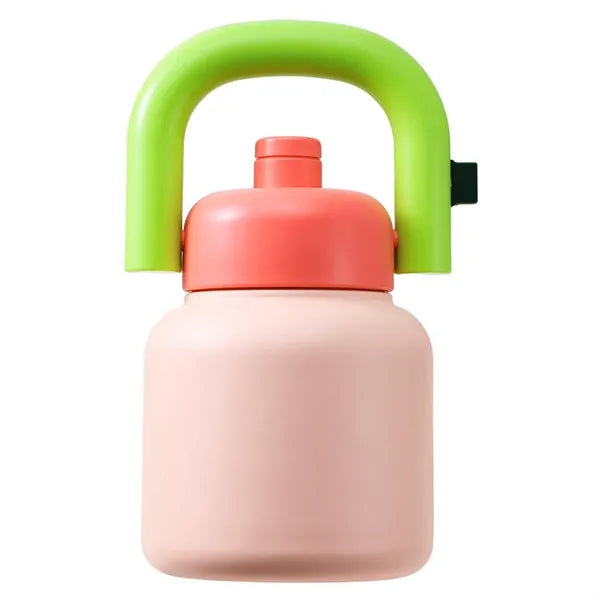 Leak-Proof Vacuum-Insulated Adorable Bottle with Handle