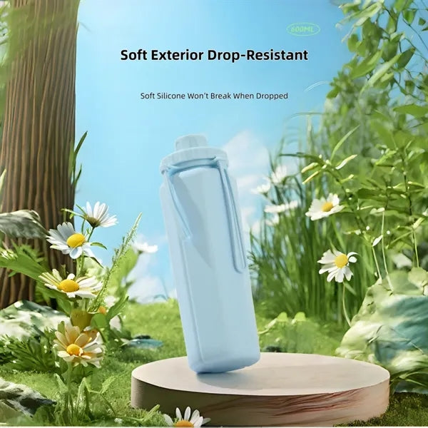 Collapsible Silicone Travel Bottle 20oz Leakproof