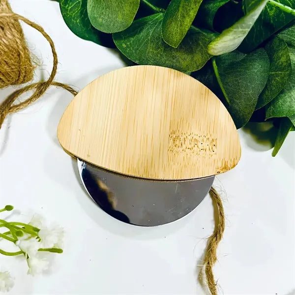 Bamboo Pizza Cutter Perfect For Cutting And Bread