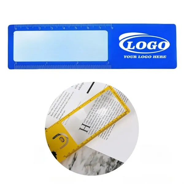 Bookmark, Ruler & Magnifying Glass