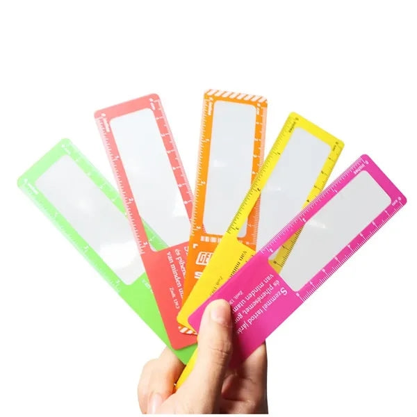 Bookmark, Ruler & Magnifying Glass