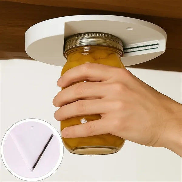 Under Cabinet Lid Jar Opener