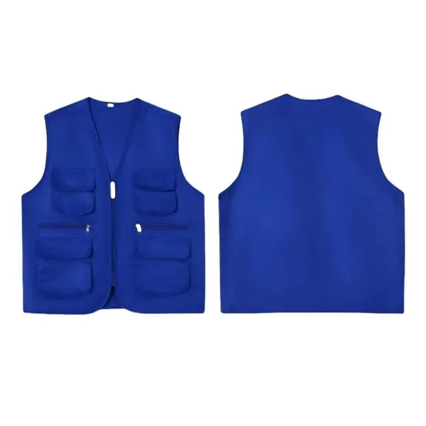 Multi-Pocket Safety Work Vest