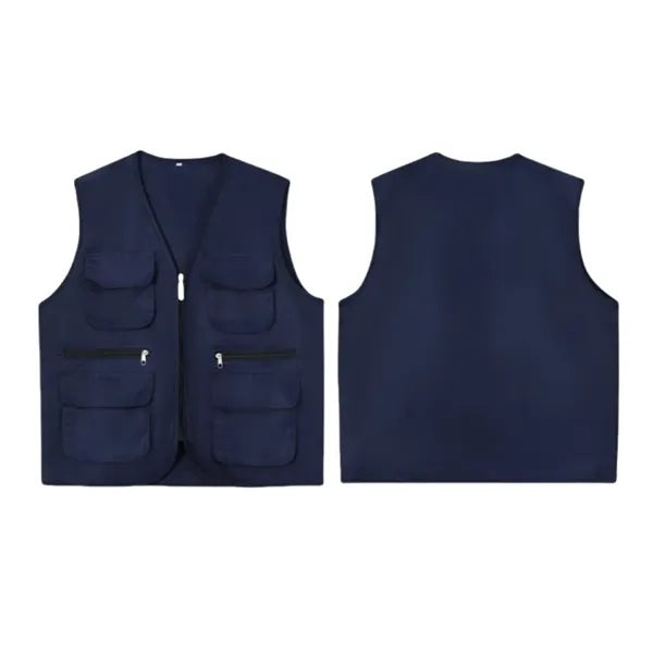 Multi-Pocket Safety Work Vest