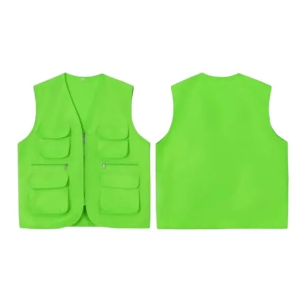 Multi-Pocket Safety Work Vest