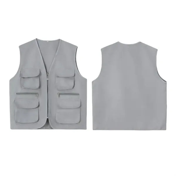Multi-Pocket Safety Work Vest