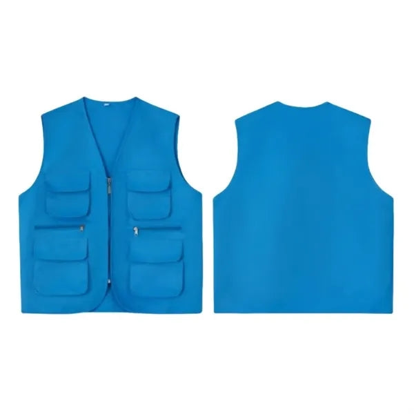 Multi-Pocket Safety Work Vest