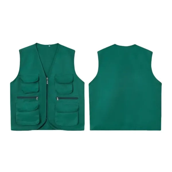 Multi-Pocket Safety Work Vest