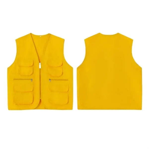 Multi-Pocket Safety Work Vest