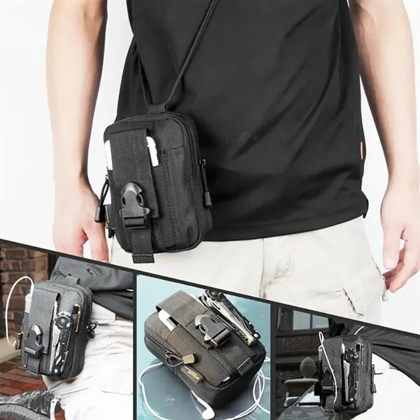 Organized Compartments Durable Compact Tactical Pouch