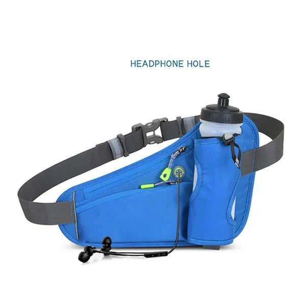 Waterproof Reflective Fanny Bag with Bottle Rest