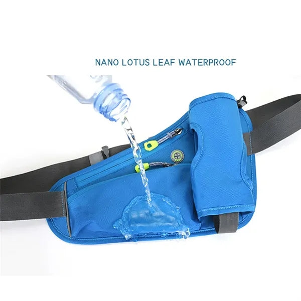 Waterproof Reflective Fanny Bag with Bottle Rest