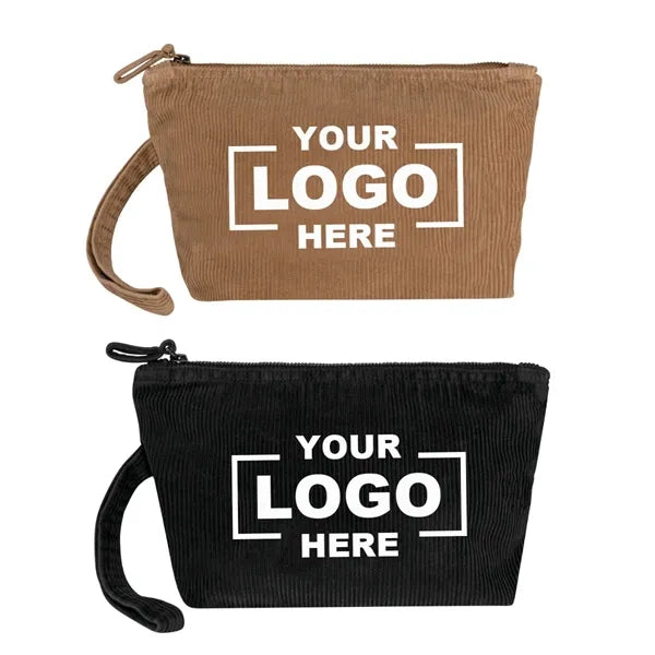 Eco-Friendly Corduroy Cosmetic Bags