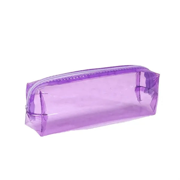 Large Capacity Clear PVC Zipper Pencil Case