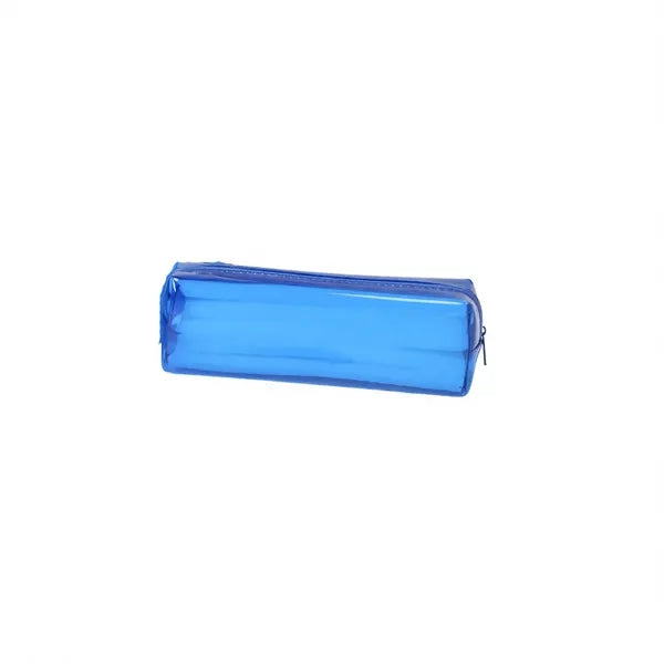 Large Capacity Clear PVC Zipper Pencil Case