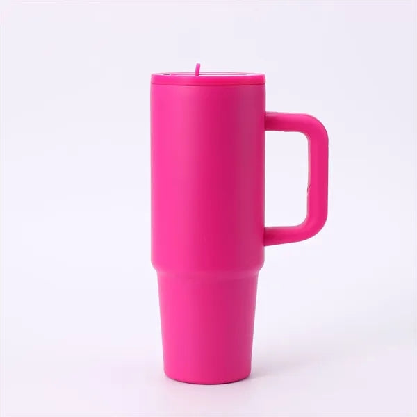 30oz Stainless Steel Tumbler with Flip Straw Lid