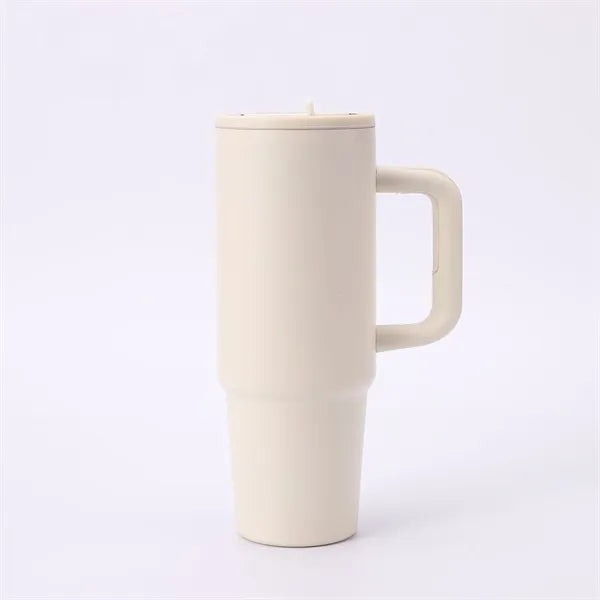 30oz Stainless Steel Tumbler with Flip Straw Lid