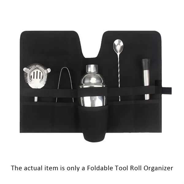 Foldable Tool Roll Organizer with Multi Pocket
