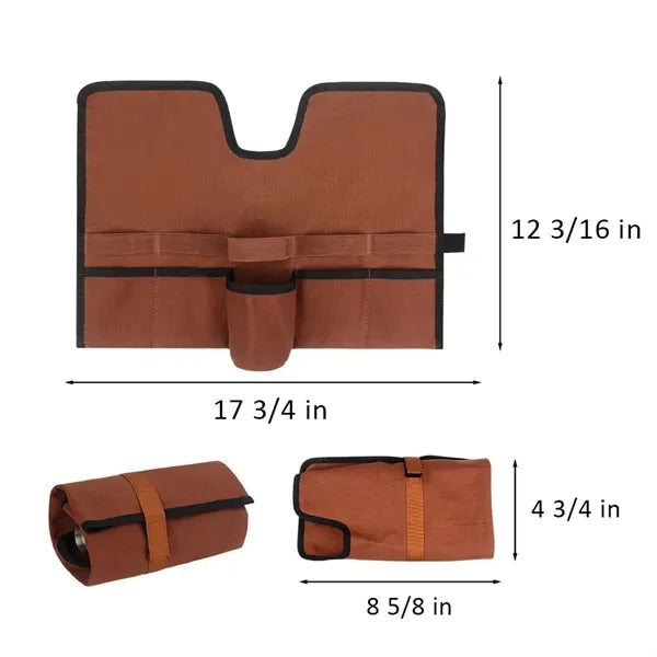 Foldable Tool Roll Organizer with Multi Pocket