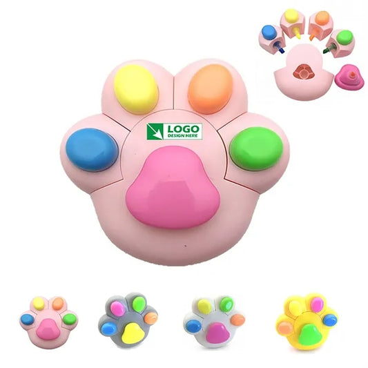 5 Color Cat Paw Highlighter