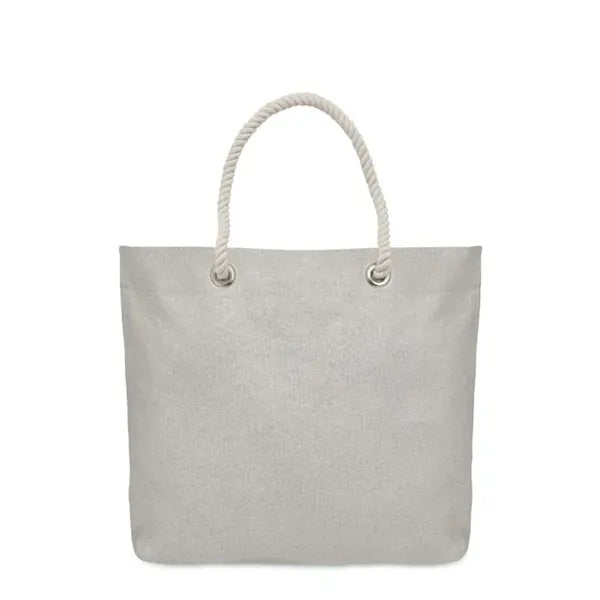 Cord Handle Beach Bag