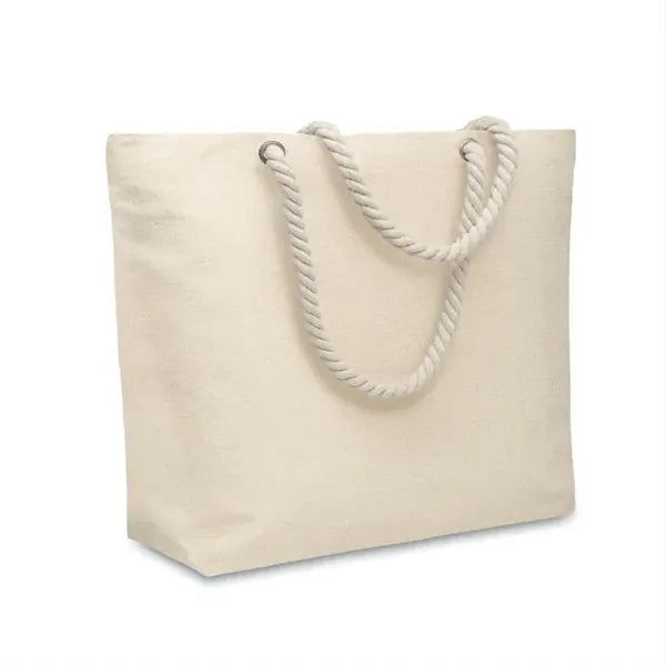 Cord Handle Beach Bag