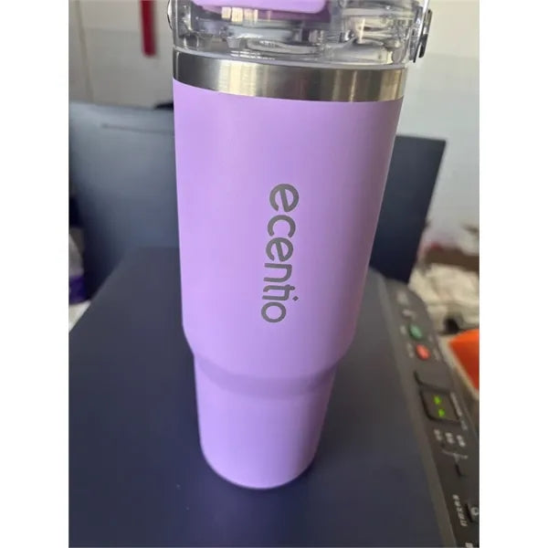30oz Stainless Steel Tumbler with Top Handle