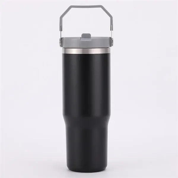 30oz Stainless Steel Tumbler with Top Handle