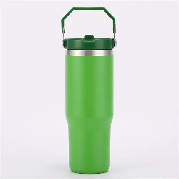 30oz Stainless Steel Tumbler with Top Handle