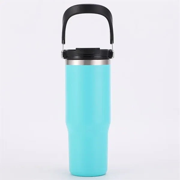30oz Stainless Steel Tumbler with Top Handle