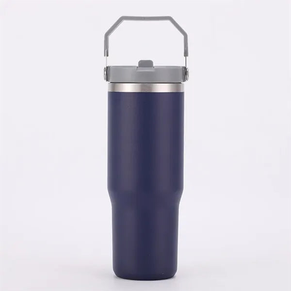30oz Stainless Steel Tumbler with Top Handle