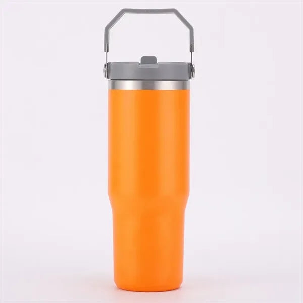 30oz Stainless Steel Tumbler with Top Handle