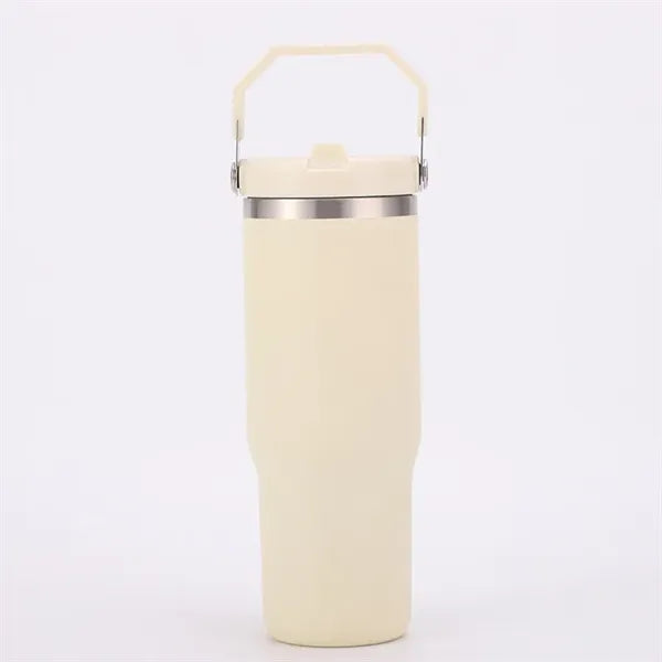30oz Stainless Steel Tumbler with Top Handle