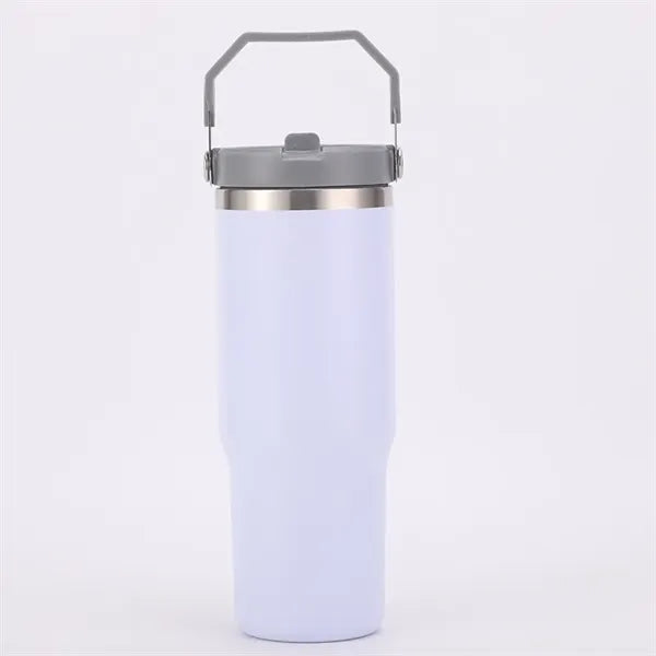 30oz Stainless Steel Tumbler with Top Handle