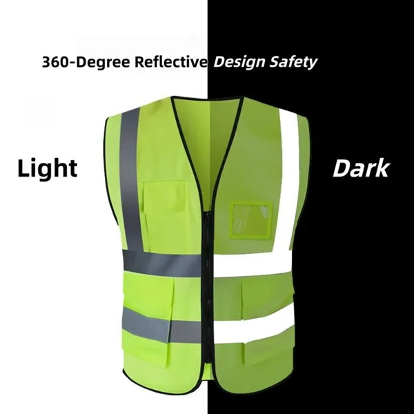 Reflective Mesh Safety Vest for Work Outdoor